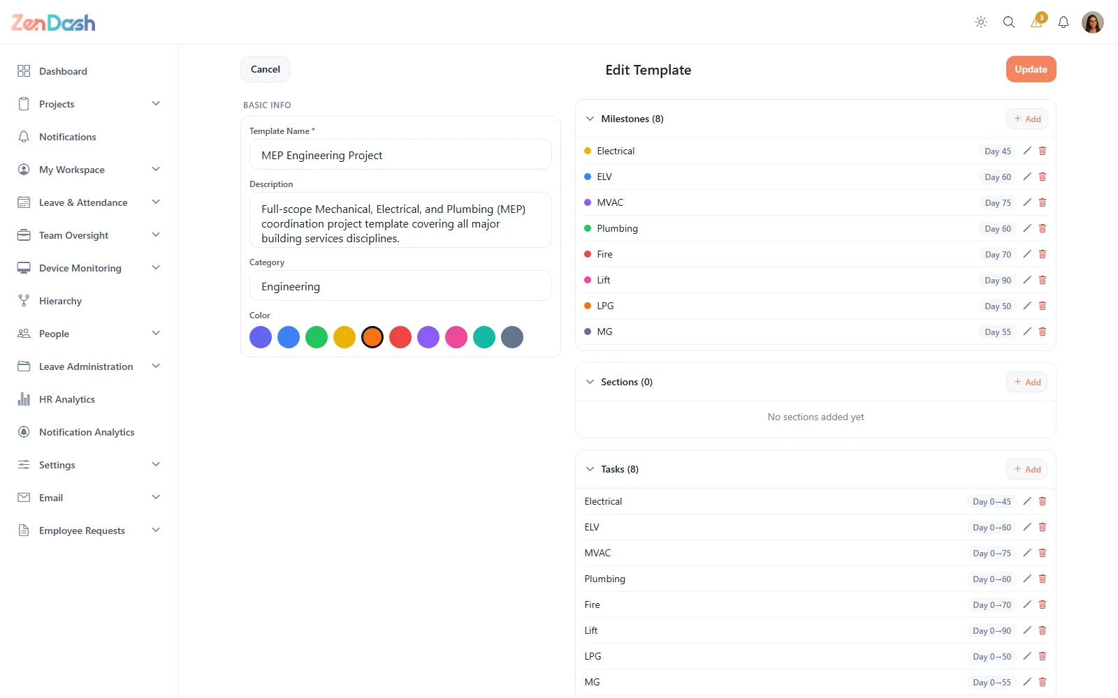 Reusable Project Templates